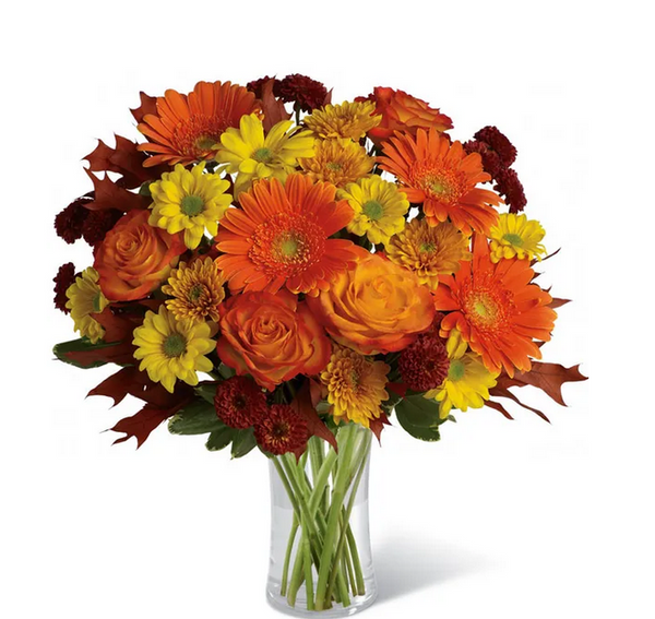 Autumn Sunburst Vase (P2404)