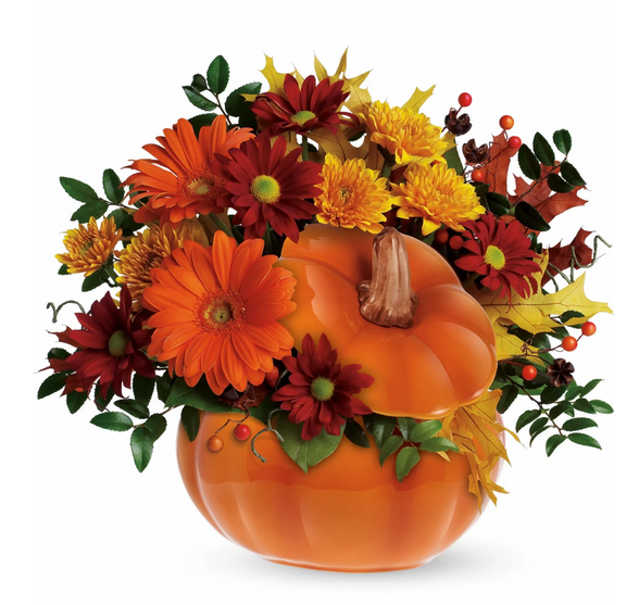 Country Ceramic Pumpkin (P300)