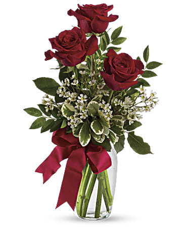Thoughts of You Bouquet with Red Roses (P210)